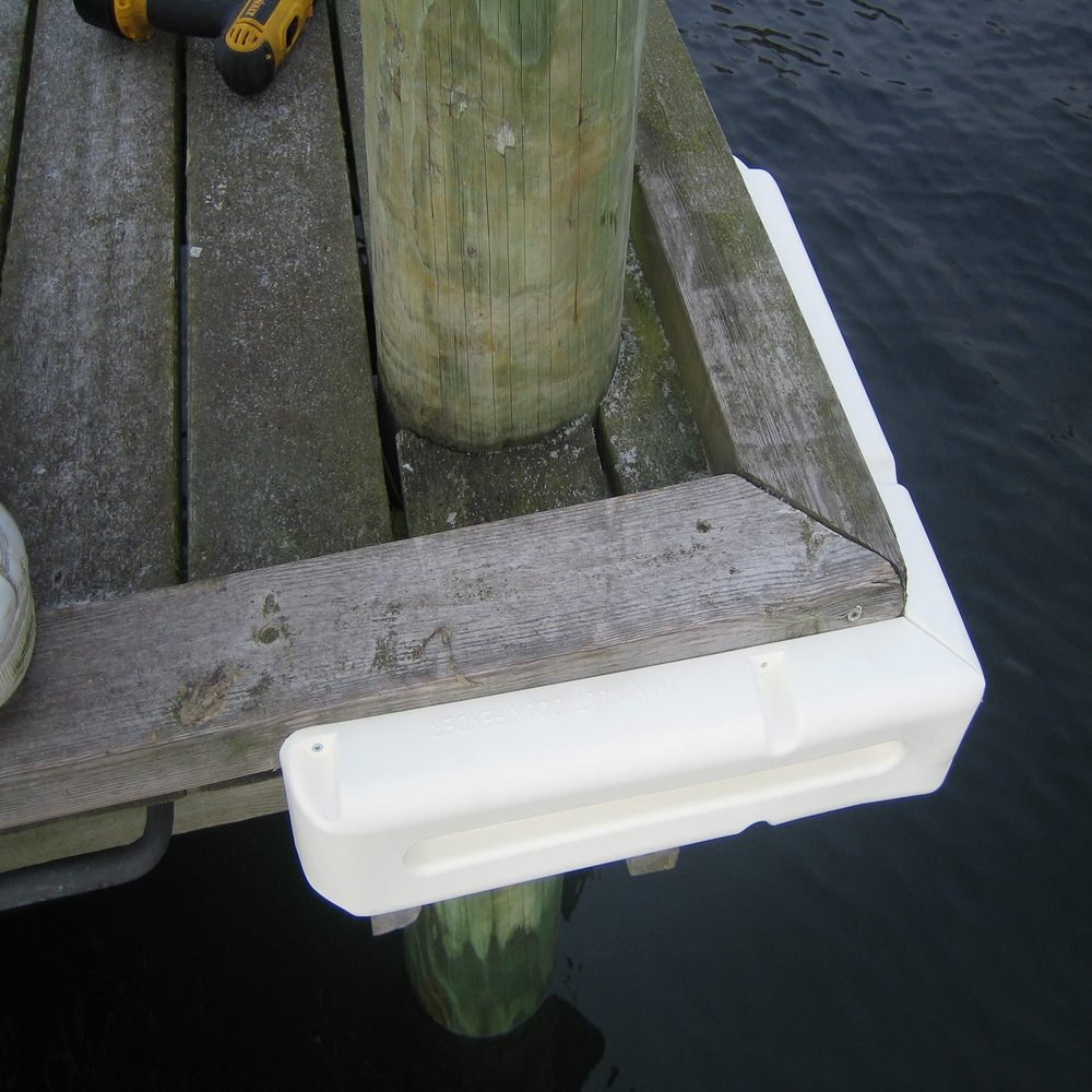 Dan-Fender Mini Multi-Dock Fender - Boat Protection for Docking to Reduce Friction - Multi Purpose, Adjustable Vertical or Horizontal Corner Piece for Quay, Marina & Side of Yacht (37.4 x 4.7 x 2)