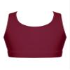 Mufeng Kids Girls Crisscross Back Crop Tops Training Bra Gym Yoga Dance Sport Bras Camisole Tanks Tops Undershirts Racer Back Burgundy 4 view 2