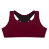 Mufeng Kids Girls Crisscross Back Crop Tops Training Bra Gym Yoga Dance Sport Bras Camisole Tanks Tops Undershirts Racer Back Burgundy 4 view 3