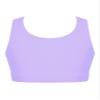 Mufeng Kids Girls Crisscross Back Crop Tops Training Bra Gym Yoga Dance Sport Bras Camisole Tanks Tops Undershirts Racer Back Light Purple 4 view 2