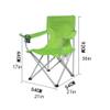BBZY Ultra-Light Camping Chair Compact Folding Chair with Cup Holder Armrests and Carrying Bag Heavy Duty 220 Pounds Capacity (Color : G) view 2