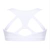 Mufeng Kids Girls Crisscross Back Crop Tops Training Bra Gym Yoga Dance Sport Bras Camisole Tanks Tops Undershirts Racer Back White 4 view 1