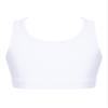 Mufeng Kids Girls Crisscross Back Crop Tops Training Bra Gym Yoga Dance Sport Bras Camisole Tanks Tops Undershirts Racer Back White 4 view 2