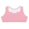 Mufeng Kids Girls Crisscross Back Crop Tops Training Bra Gym Yoga Dance Sport Bras Camisole Tanks Tops Undershirts Racer Back Pink 4 view 3