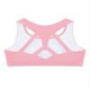 Mufeng Kids Girls Crisscross Back Crop Tops Training Bra Gym Yoga Dance Sport Bras Camisole Tanks Tops Undershirts Racer Back Pink 4 view 4