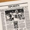 Signature gifts Carolina Football Personalized History Book - Panthers Football Fan Gift - A Pro Football History Told Through Newspaper Archive Coverage - Add a Name On The Cover for Free - Panthers view 4