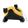 SMSOM Portable Mini Exercise Bike, Under Desk Bike Pedal Exerciser Foot Cycle Arm & Leg Peddler Machine, LCD Screen Displays, Home Fitness Equipment, Very Suitable for Home/Office Workout, Yellow view 3