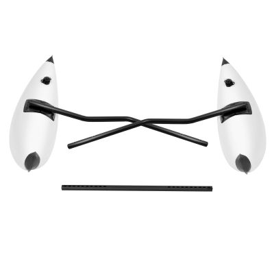 2 PCS Kayak Outrigger Stabilizer Kit Kayak Side Floats and Rods Kit, Kayak Stabilizer Kit Canoe Boat Stabilizer, PVC Kayak Floating Barrels, Water Kayak Floats Buoyy, Kayak Canoe Accessories