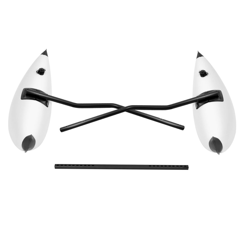 2 PCS Kayak Outrigger Stabilizer Kit Kayak Side Floats and Rods Kit, Kayak Stabilizer Kit Canoe Boat Stabilizer, PVC Kayak Floating Barrels, Water Kayak Floats Buoyy, Kayak Canoe Accessories