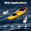 2 PCS Kayak Outrigger Stabilizer Kit Kayak Side Floats and Rods Kit, Kayak Stabilizer Kit Canoe Boat Stabilizer, PVC Kayak Floating Barrels, Water Kayak Floats Buoyy, Kayak Canoe Accessories view 4
