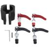 VBESTLIFE Electric Scooter Folding Clamp, Aluminum Alloy Vertical Rod Rugged Lock for 8X 10X 11X Scooter Series(Black) view 2