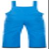 CREATMO US Youth Bib Ski Pants Boys Snowpants Reinforced Knees Sports Blue 14/16 view 2