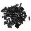 SUNGOOYUE 100Pcs 15mm Long Dia 5mm Aluminium Alloy Brake Cable End for Bike Repairing(Black) view 1