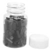 SUNGOOYUE 100Pcs 15mm Long Dia 5mm Aluminium Alloy Brake Cable End for Bike Repairing(Black) view 3