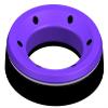 SpinBusterZ The Spinner Stand Bowling Ball Maintenance Spinner Stand- Sand, Polish, Maintain Your Bowling Ball (Purple) view 1