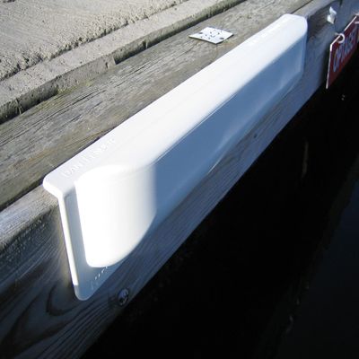 Dan Fender Straight Pontoon Fender, White  Durable Boat Fender for Docking, Easy to Mount, Affordable Marine Accessory for Hull Protection, Ideal for Pontoon Boats, RV Bumpers, and Marine Docking
