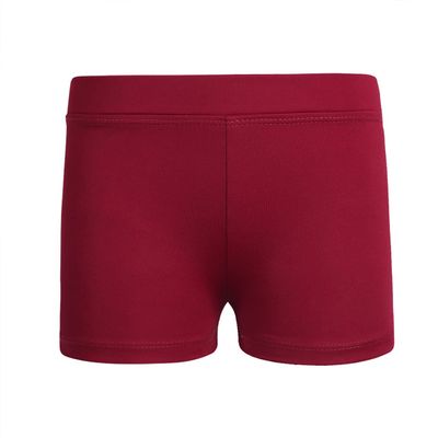 Loloda Kids Girls Tie Dye Dance Tumbling Shorts Gymnastics Yoga Workout Athletic Shorts Activewear Burgundy 12 Years