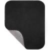 Aoriher Microfiber Bowling Ball Towel 10 x 8 Inch Bowling Shammy Pad with Easy-Grip Dots for Cleaning Balls(Black)