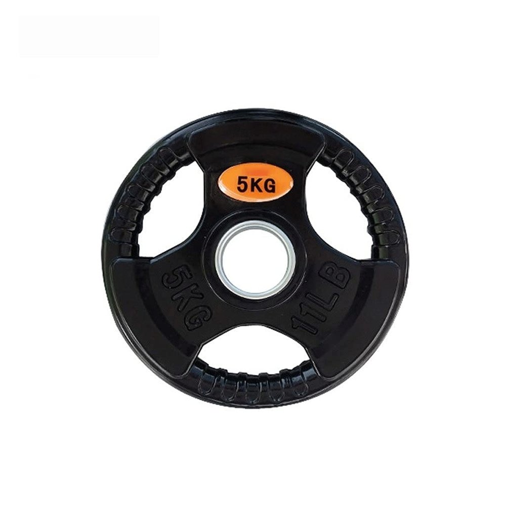 YKHB 2 Inch Weight Plate,cast Iron Barbell Plate,Rubber Grip Plate,Balance Training Increase Flexibility,Weight Training (Size : 5kg/11lbs1)