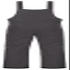 CREATMO US Snow Pants Kids Insulated Bib Unisex-Child Ski Overalls Grey 14/16 view 2