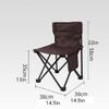Camping Chair Portable Folding Chair with Storage Bag, Picnic, Camping, Travel, Garden Barbecue Accessories view 2