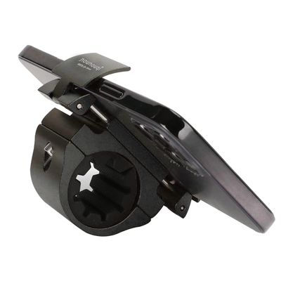 Nounouqi 90rotationInvisible Bicycle Phone Holder, All aluminum alloy material, Mobile phone navigation, Mobile phone holder, Motorcycles/electric bikes/mountain bikes can be used(BLACK)