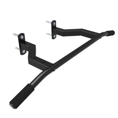 SMSOM Pull Up Bar Wall Mounted Chin Up Bar Multi-Grip Full Body Strength Training Workout Dip Bar, Support to 660Lbs, Ideal for Home Gym Indoor Outdoor (Black)