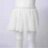 VernLan Girls Basic Classic Ballet Dance Chiffon Wrap Skirt with Tie Waist Skate Over Scarf Skirt Gymnastic Dancewear A White 3-4 Years view 2