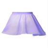 VernLan Girls Basic Classic Ballet Dance Chiffon Wrap Skirt with Tie Waist Skate Over Scarf Skirt Gymnastic Dancewear A Purple 3-4 Years view 2