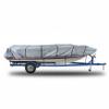 210D Heavy Duty Trailerable Boat Cover Replacement for Jon Boat-Grey view 1