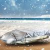 210D Heavy Duty Trailerable Boat Cover Replacement for Jon Boat-Grey view 3