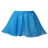 VernLan Girls Basic Classic Ballet Dance Chiffon Wrap Skirt with Tie Waist Skate Over Scarf Skirt Gymnastic Dancewear A Blue 3-4 Years view 1