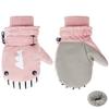 Century Star Winter Lined Fleece Toddler Mittens Waterproof Snow Mittens for Toddler Girls Boys Kids Snow Gloves Ski Whale Pink 5-10T view 1