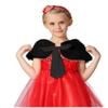 BXT Flower Girls Faux Fur Princess Cape Winter Warm Shoulder Wrap Ribbon Ties Wedding Birthday Party Dress Costume view 1