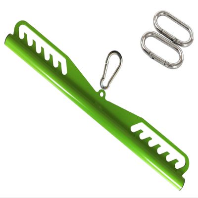 KORIKAHM Adjustable Lat Pull down Bar, Cable Machine Attachments for Gym, Home Gym Fitness T-bar Row Pulldown Attachments, Lat Pull Down Machine Wide Grip Neutral Grip Handle (SP-SHORT BAR)