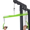 KORIKAHM Adjustable Lat Pull down Bar, Cable Machine Attachments for Gym, Home Gym Fitness T-bar Row Pulldown Attachments, Lat Pull Down Machine Wide Grip Neutral Grip Handle (SP-SHORT BAR) view 4