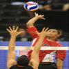 Volleyball - Official NCAA Men's Volleyball, Red/White/Blue view 2