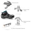 Crampons Ice Cleats Traction Snow Grips for Boots Shoes Women Men Anti Slip 19 Stainless Steel Spikes Safe Protect for Hiking Fishing Walking Climbing Mountaineering view 3