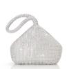 BABEYOND Women's Rhinestone Clutch Evening Bags Sparkly Glitter Triangle Purse for 1920s Party Prom Wedding view 1