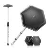 ToVii Golf Travel Bag Support Pole, Telescopic Golf Travel Bag Support System Aluminum Alloy Golf Support Rod and Hexagon Anti-Impact Support Top, Golf Club Travel Support Protection (Black) view 1