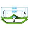 KORIKAHM Adjustable Lat Pull down Bar, Cable Machine Attachments for Gym, Home Gym Fitness T-bar Row Pulldown Attachments, Lat Pull Down Machine Wide Grip Neutral Grip Handle (SP-05) view 2