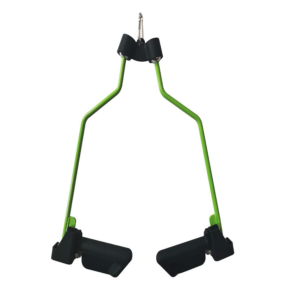 KORIKAHM Adjustable Lat Pull down Bar, Cable Machine Attachments for Gym, Home Gym Fitness T-bar Row Pulldown Attachments, Lat Pull Down Machine Wide Grip Neutral Grip Handle (SP-SPREADER BAR)