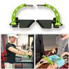 KORIKAHM Adjustable Lat Pull down Bar, Cable Machine Attachments for Gym, Home Gym Fitness T-bar Row Pulldown Attachments, Lat Pull Down Machine Wide Grip Neutral Grip Handle (SP-PADDLE GRIP) view 4
