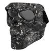 Flantor Spooky Skull Face Mask for Airsoft Paintball Motor Racing Polarized Lens (Skull Black) view 1
