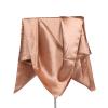 XMSM Women Satin Square Scarf Large Fashion All-Match Silk Scarf Pure Color Face Headscarf Neckerchief, 90x90cm (Color : Red, Size : 90x90cm) view 3