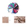 XMSM Women Satin Square Scarf Large Fashion All-Match Silk Scarf Pure Color Face Headscarf Neckerchief, 90x90cm (Color : Red, Size : 90x90cm) view 4