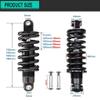 WHQ Bike Spring Shock Absorbers 125mm 150mm 165mm 190mm Mountain Bicycle Downhill Rear Shock for MTB XC Electric Bicycle (Pounds : 350lbs, Size : 125mm) view 2