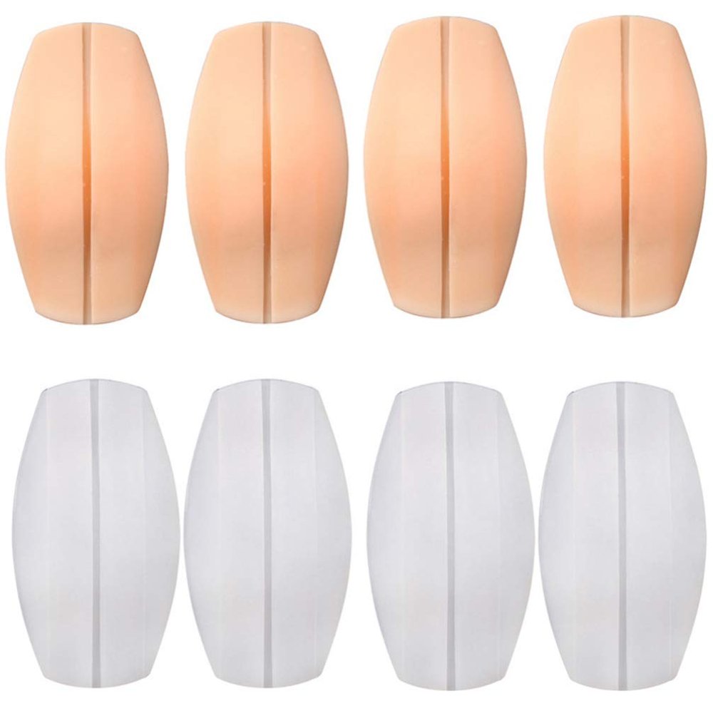 FOMIYES portable Belt Bra Strap Holder Bra Strap Pads, 4 Pair Womens Soft Silicone Bra Strap Cushions Holder Non- Slip Shoulder Protectors Pads Anti-Slip Bra Cushions Bra Strap Holder