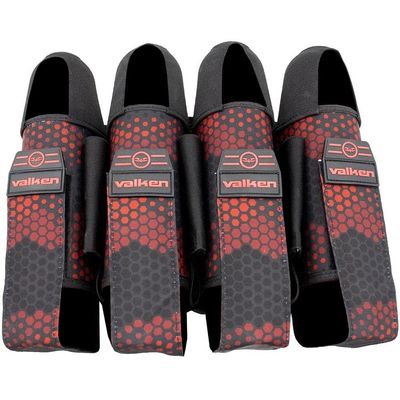 Valken Paintball Fate GFX 4+3 Harness (Digi Tiger Red)