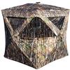 HQ Outfitters Pop-Up Hunting Hub Blind | Backpack Carry Bag | Blending Camouflage Print | Customizable Full Corner Windows | Deer Hunting Blind | Outdoor Ground Blind view 1